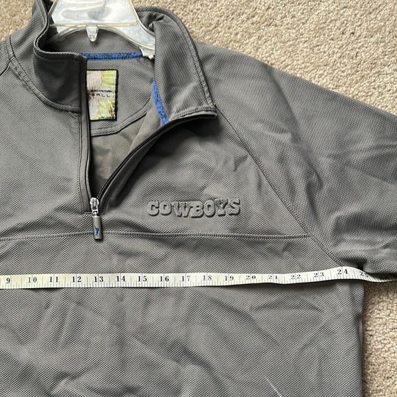 TOMMY BAHAMA Football Dallas Cowboys 1/4 Zip SWEATER NFL Gray Men’s Size XL - Picture 6 of 10